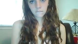 Girl just celebrates her 18th birthday time for some webcam fun