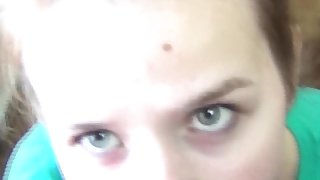 Barely legal little slut suck dick and swallow cum