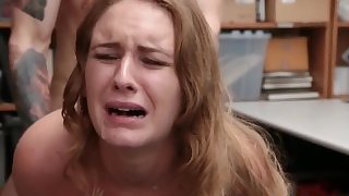 Cute Big Ass Teen PAWG Daisy Stone Caught Shoplifting & Fucked By Security
