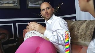 Step Dad's Wild Daughters Love Cum Adriana Chechik + Kissa Sins